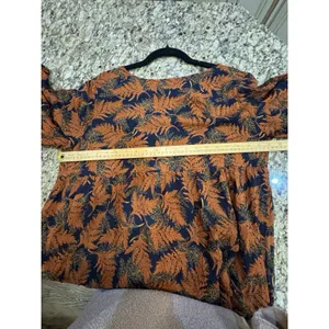 Natural Life Charlotte Boho Dress in Navy/Rust Size Large XL Maxi thumbnail 6
