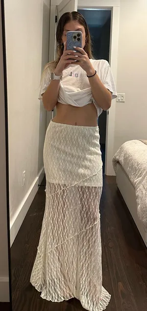 Altar'd State Lace Maxi Skirt thumbnail 1