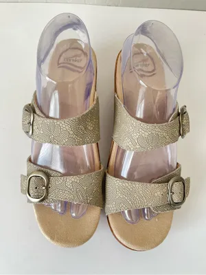 Dansko Sophie wedge sandals cream size 40 US 8.5 thumbnail 9