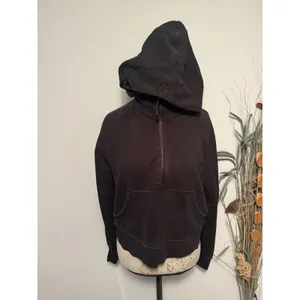 Lululemon Scuba Oversized Half-Zip Hoodie - M/L -‎ Black Fade thumbnail 2