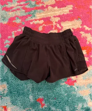 Lululemon Black Hotty Hot Shorts 2.5" thumbnail 3