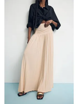 Lioness Field of Dreams Maxi Skirt in Small Cream Womens Long Bottoms thumbnail 12
