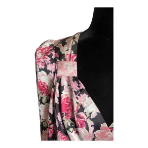 Bardot Womens Dress Size 12 Mini‎ Floral Black Ruffle Samara Rose Garden NEW thumbnail 9