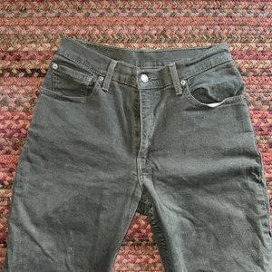 Levis 550 Army Green Ripped Knee Denim Pants thumbnail 5