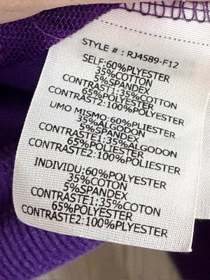 RYU Purple‎ Very Fairy Coquette Mesh Front Button-up Cardigan, Large thumbnail 11
