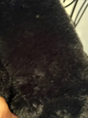 👑👑👑3 for 12$👑👑👑Black Faux Fur Scarf with "QUEEN" Rhinestone Accent thumbnail 4