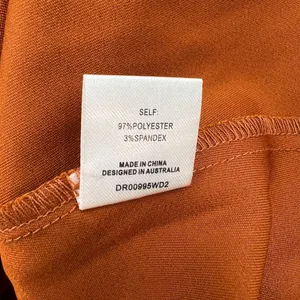 Meshki Tabitha Cowl Neck Midi Dress Burnt Orange thumbnail 7