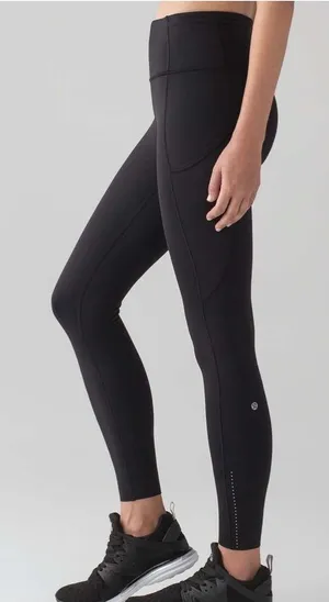 Lululemon Fast & Free 7/8 Tight II *Nulux 25" Black thumbnail 1