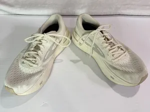 Brooks Ghost max cushion neutral Women's Running Sneakers in Cream/Off-White 8.5 thumbnail 1
