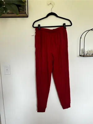 NWOT State of Day Red Pajama Pants Size Small‎ thumbnail 2