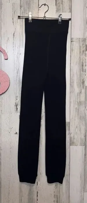 Fleeced leggings size XSmall/small Black thumbnail 1