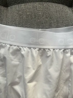 ALO Yoga White Pleated Skirt thumbnail 3