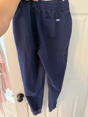FIGS Navy High-Waisted Jogger Scrub Pants thumbnail 2