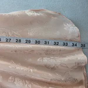 Expressions by California Dreaming Pink Floral Satin Chemise Vintage Small NWT thumbnail 8