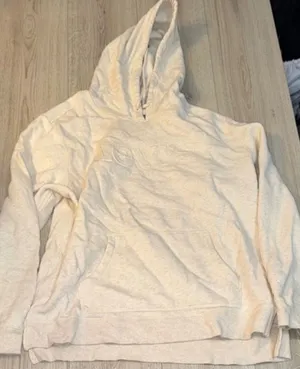 Levi’s Cream Hooded Pullover Sweatshirt hoodie sweater thumbnail 1