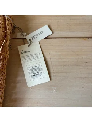 A New Day NWT Women's Large Woven Straw Tote Bag thumbnail 3