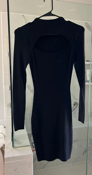 Gianni Bini NWOT Bodycon Black Mini Dress thumbnail 1