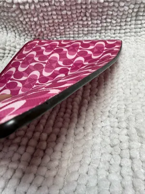 Coach Peyton Dream C Bordeaux Pink Tech iPad Tablet Case Clutch F67516 thumbnail 7