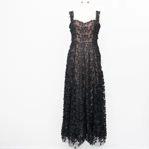 Dress The‎ Population - Anabel Gown Black Nude Medium thumbnail 2