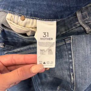 Mother Jeans The Looker Ankle Crop Zip Low Rise Skinny Jeans 31 Distressed 35x28 thumbnail 5