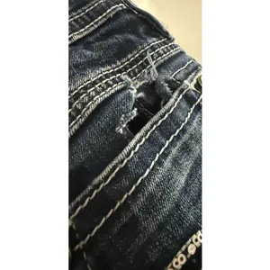rock revival jeans womens 24 distressed Erin easy skinny bling thumbnail 5