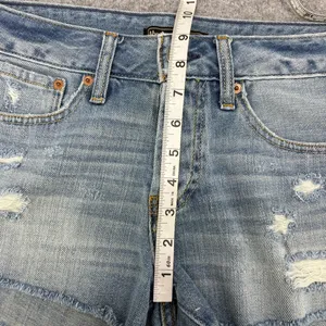 Abercrombie & Fitch boyfriend Jean Shorts size 26 100% cotton thumbnail 12