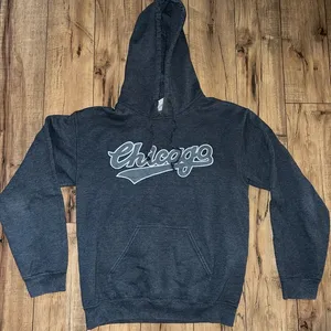 gray Chicago sweatshirt thumbnail 1