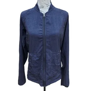 Lululemon Fast Track Reversible Zip-up Jacket Black‎ White Women's size 6 thumbnail 4