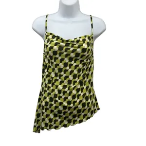 NWT Y2K Urban‎ Outfitters Geometric Green Top Size Small thumbnail 3