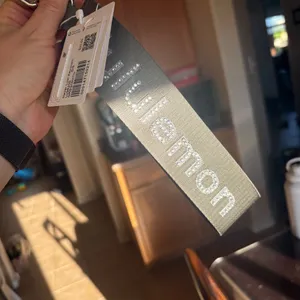 Blinged OUT Custom Made Lululemon Never Lost Keychain SOLD OUT Color Grey Sage thumbnail 3