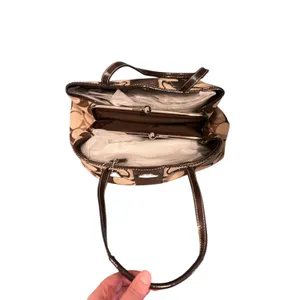 Coach Tote Bag Beige Brown Signature F17424 bag/handbag thumbnail 6