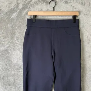 SPANX The Perfect Pull On Pants Ankle 4-Pocket Classic Navy Career Office Medium thumbnail 2