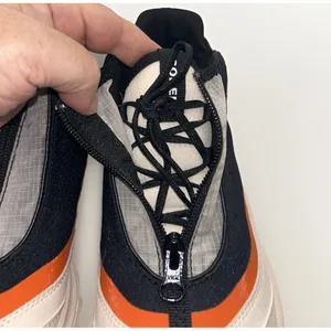 Sorel Ona 718 Zip Sneakers Womens 8 Black White Orange NL4859-010 thumbnail 3