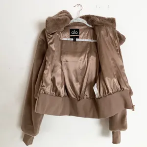 Alo Yoga Faux Fur Foxy Jacket Toasted Almond S thumbnail 11