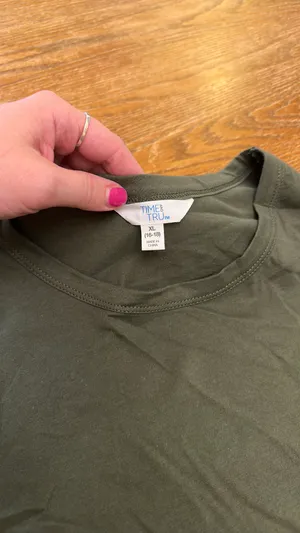 Time And Tru Olive Green Dress thumbnail 2