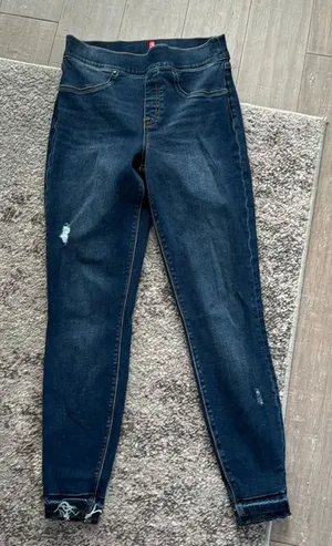 Spanx Women’s Blue Denim Skinny Jeggings Jeans Crop Ankle Pants Sz S thumbnail 1