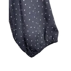 Loft Grey And White Polka Dot Wrap Dress‎ size 2 Business Church Office Casual thumbnail 5