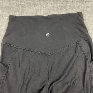 Lululemon Align High Rise Pants Womens 6 Black 25" Pockets Nulu LW5EHBS thumbnail 2