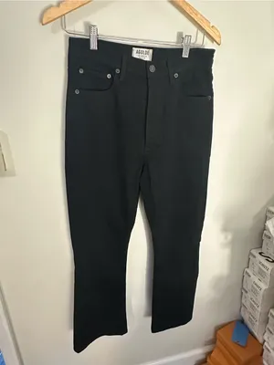 NWOT Agolde Nico bootcut jeans black 27 thumbnail 2