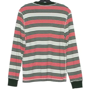 Pact Pajama Top Preppy Y2K Retro Casual 90s Comfy Casual Flurry Stripe Medium thumbnail 2