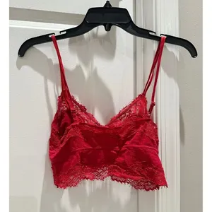 Aerie Red Lace Bralette thumbnail 3
