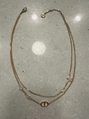 Dior Petit CD Double Necklace thumbnail 2