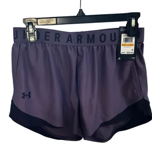 Under Armour Women’s Play Up 3.0 Shorts Purple Size Small NWT $30 thumbnail 1