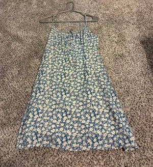 Lulus Blue Floral Dress thumbnail 1