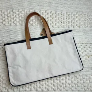 NWT SANTA BARBARA DESIGN STUDIO Hold Everything Honeymoon Vibes Canvas Tote thumbnail 7