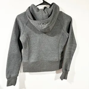 Lululemon‎ Grey Scuba Full Zip Hooded Sweatshirt Size 2 thumbnail 4