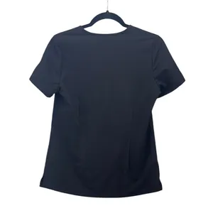 FIGS Technical Collection Womens XS Black V-Neck Short Sleeve Scrub Top FW1000 thumbnail 2