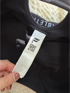 Fabletics Black Workout Tank & Leggings Set thumbnail 6