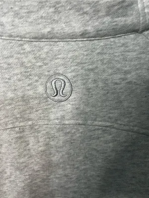 Lululemon Oversized Scuba Half Zip Funnel Neck Heathered Grey Long Sweater thumbnail 10