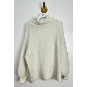 FREE PEOPLE Milo Tunic Sweater in Evening Cream Size X-Small thumbnail 9